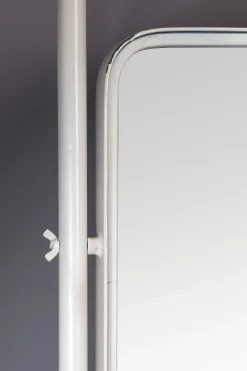 Badregal Wandregal Spiegel Vintage Barber Metall Used-Look 120/70 XL