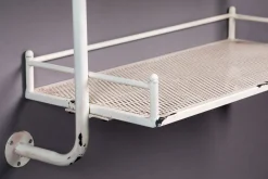 Badregal Wandregal Spiegel Vintage Barber Metall Used-Look 120/70 XL