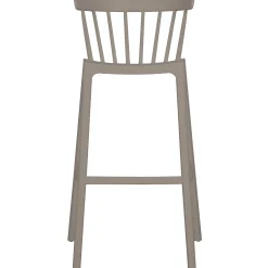 Barstuhl Barhocker Outdoor Bliss Kunstoff Gastro Taupe