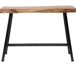 Bartisch Stehtisch Wood Akazie Baumkante Industrial 125 x 46