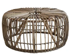 Beistelltisch Couchtisch Noblesse Rattan rund 70 cm Ø