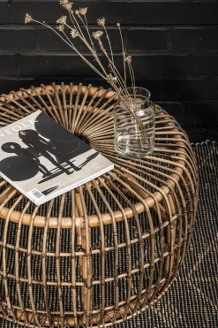 Beistelltisch Couchtisch Noblesse Rattan rund 70 cm Ø
