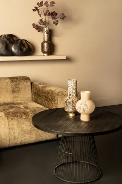 Beistelltisch Couchtisch Gabor Industrial Metall/Holz ⌀ 80