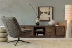 Beistelltisch Couchtisch Laurel Organic Stone Beige 50 cm