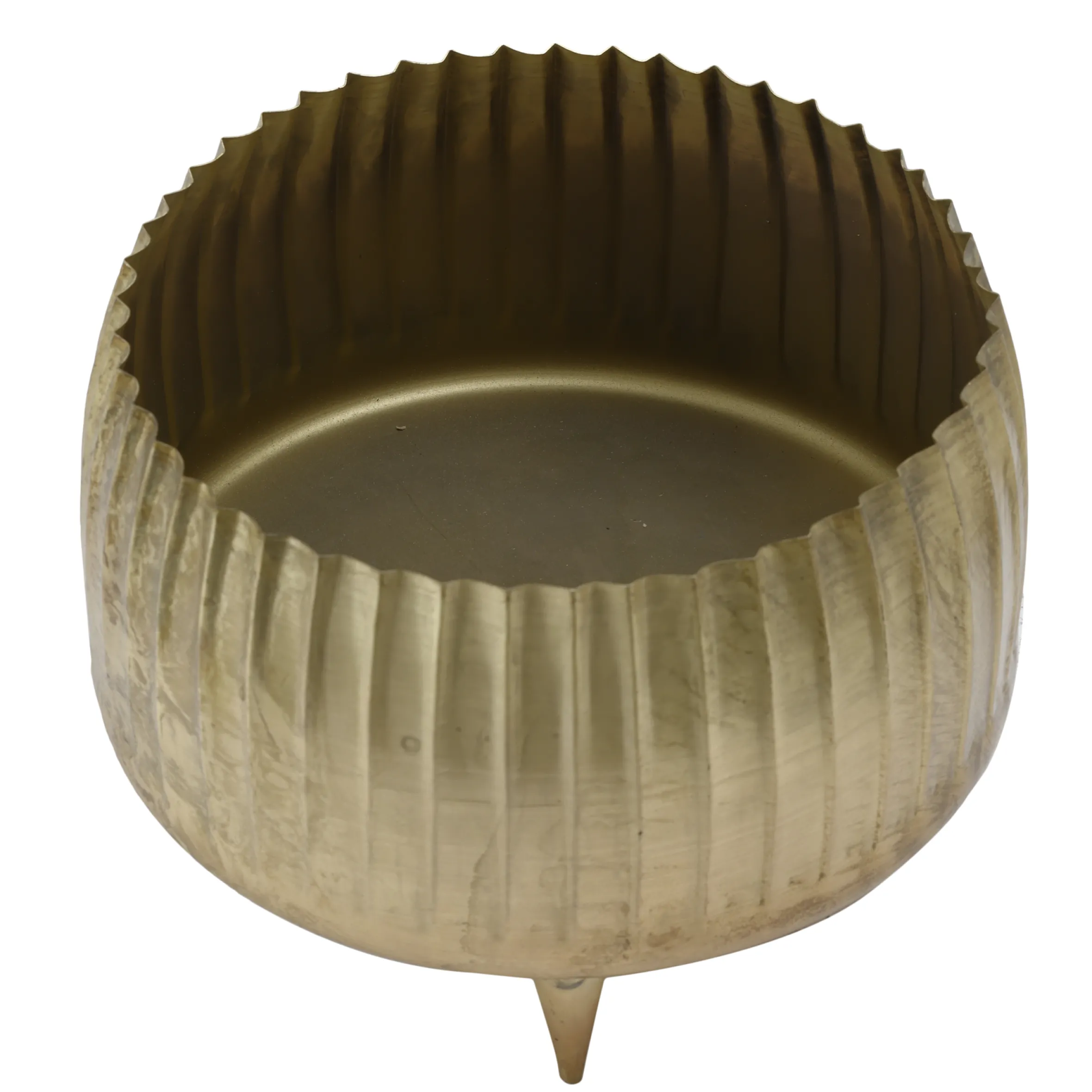 Übertopf Dekoschale XL Passion Gold Groß