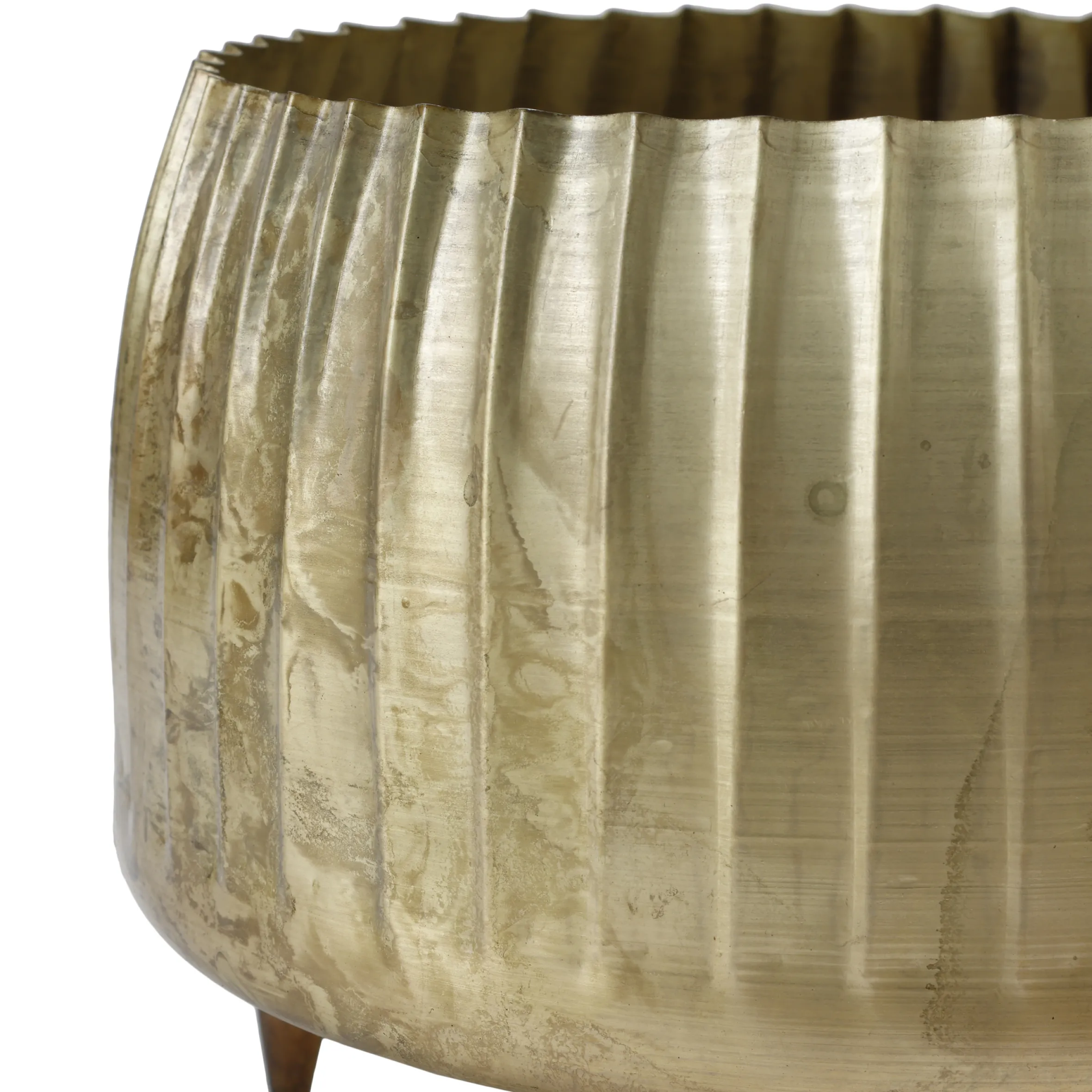 Übertopf Dekoschale XL Passion Gold Groß