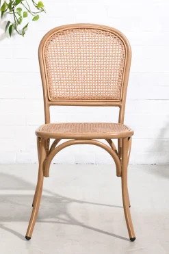 Bistrostuhl Outdoorstuhl Cabana PE-Rattangeflecht/Alu