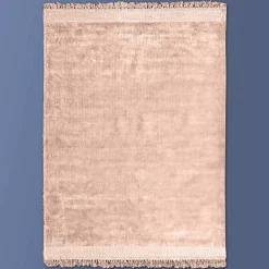 Boho Teppich Velvet Touch 160 x 230 cm Rosa