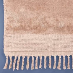 Boho Teppich Velvet Touch 160 x 230 cm Rosa