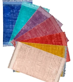 Boho Teppich Velvet Touch 160 x 230 cm Pink