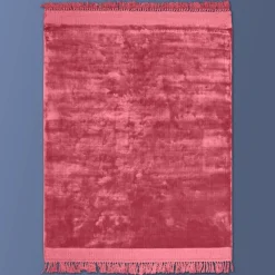 Boho Teppich Velvet Touch 160 x 230 cm Pink
