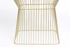 Couchtisch Beistelltisch No Offence Gold Dusky Pink Metall/Emaille