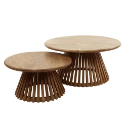 Couchtisch Retro Tweak Konisch Mangoholz Groß