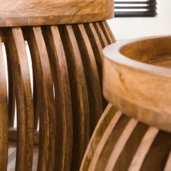 Couchtisch Retro Tweak Mangoholz 2er Set