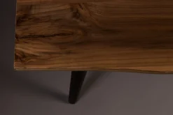 Dutchbone Esstischbank Alagon Baumkante Walnußfurnier 160