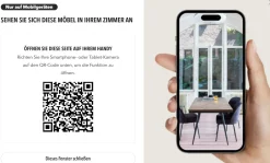 Ecksofa Eckbank Leder Rodeo 3-Sitzer Cognac Links 266/213 cm