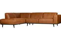 Ecksofa Recycle Leder Statement Cognac Links 274 x 210