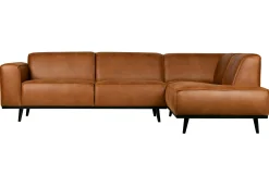 Ecksofa Recycle Leder Statement Cognac Rechts 274 x 210