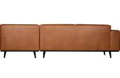 Ecksofa Recycle Leder Statement Cognac Rechts 274 x 210