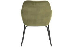 2er Set Esszimmerstuhl Schalenstuhl Velvet Mood Grün