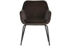 2er Set Esszimmerstuhl Schalenstuhl Velvet Mood Anthrazit