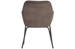 2er Set Esszimmerstuhl Schalenstuhl Velvet Mood Anthrazit