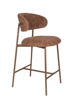 2er Set Retro Barhocker Claes Walnussholzoptik Terra