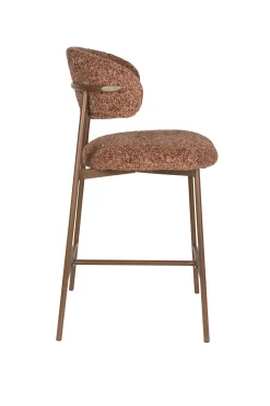 2er Set Retro Barhocker Claes Walnussholzoptik Terra