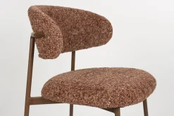 2er Set Retro Barhocker Claes Walnussholzoptik Terra