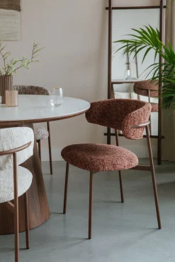 2er Set Retro Esszimmerstühle Claes Walnussholzoptik Terra