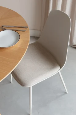 4er Set Retro Esszimmerstuhl Schalenstuhl Jeffrey in Weiß