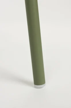 4er Set Retro Esszimmerstuhl Schalenstuhl Jessica in Grün