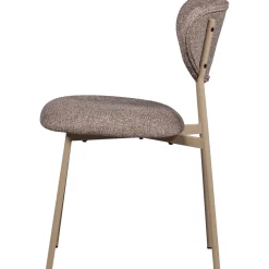 2er Set Retro Esszimmerstuhl Polsterstuhl Valor Sand