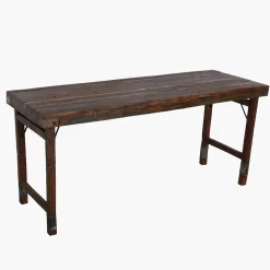 Esstisch Outdoortisch 165/70 Markttisch Vintage Klapptisch Braun