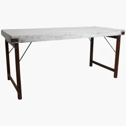 Esstisch Outdoortisch 165/75 Markttisch Vintage Klapptisch Weiß