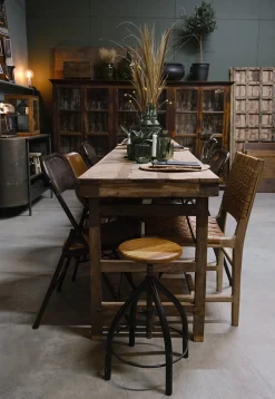 Esstisch Outdoortisch 175/60 Markttisch Vintage Klapptisch Braun