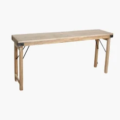 Esstisch Outdoortisch Konsoltisch Vintage Klapptisch Limewash 170/40
