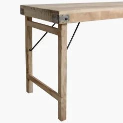 Esstisch Outdoortisch Markttisch Vintage Klapptisch Limewash 165/75