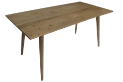 Esstisch Retro Massivholz Trapez Akazie Natur 180/90