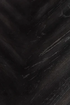 Esstisch Seth Eichenfurnier Fischgrätmuster Schwarz 180/90