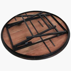 Esstisch Vintage Cafehaus Industrial Klapptisch Rund 120