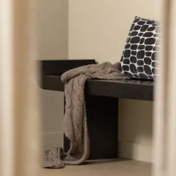 Esstischbank Sitzbank Japandi Lox 180 cm Mangholz schwarz