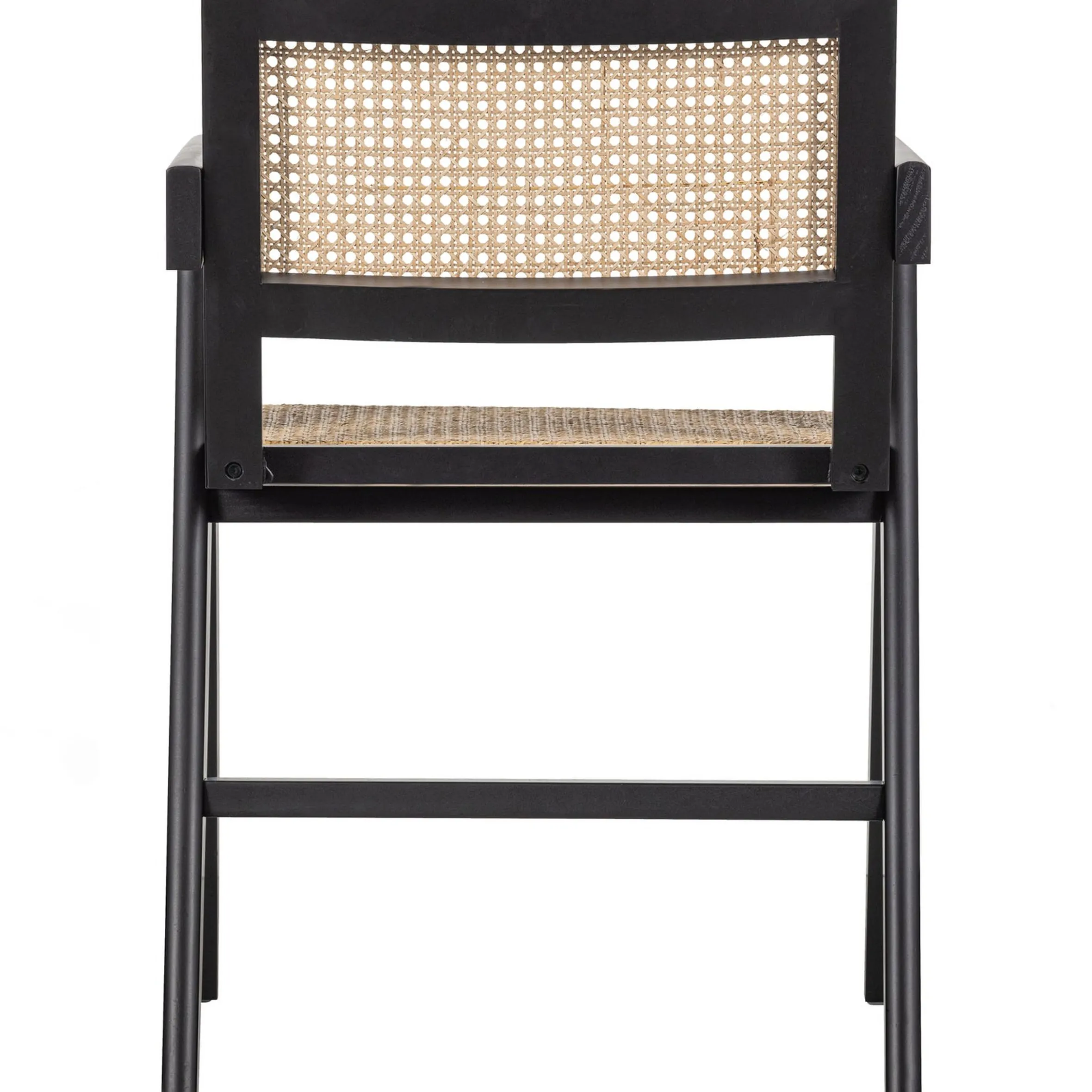 Esstischstuhl Esszimmerstuhl Armlehnstuhl Gunnar Rattan schwarz