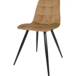 Esszimmerstuhl Squares Velvet Ocker