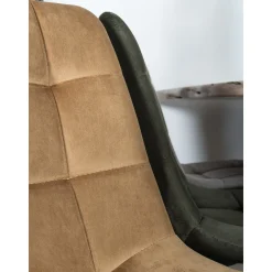 Esszimmerstuhl Squares Velvet Ocker