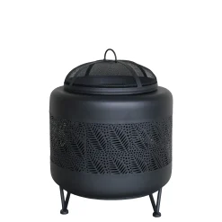 Feuerstelle Outdoorofen Feuerofen Kaminofen Metall Lochstahl