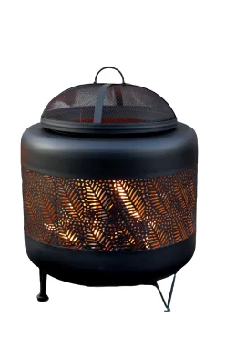 Feuerstelle Outdoorofen Feuerofen Kaminofen Metall Lochstahl