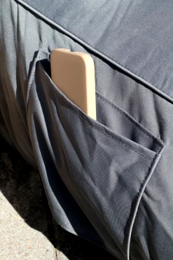 Garten Lounger Tagesbetten Outdoor Einzelliege Anthrazit