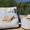 Garten Lounger Tagesbetten Outdoor Doppelliege Beige