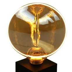 Glühbirne Vintage LED Bernstein Rund XL